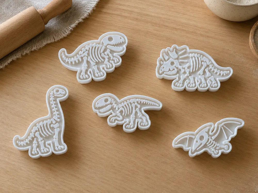 Molde Cortador Dinossauro — molde para cerâmica em PLA