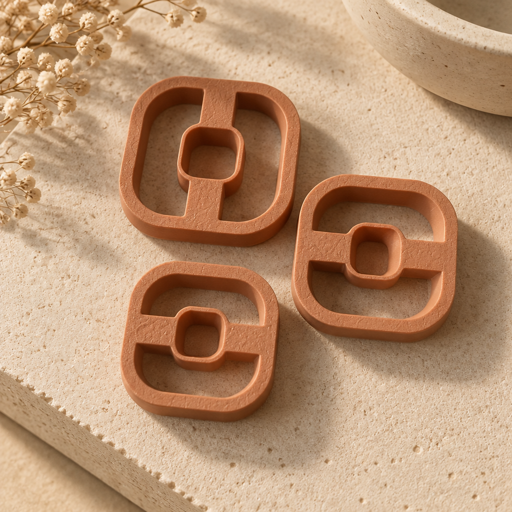 Molde Brinco Compacto — molde para cerâmica em PLA