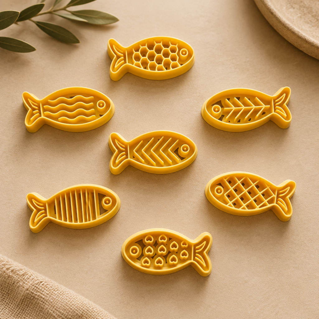 Molde Cortador Peixe — molde para cerâmica em PLA
