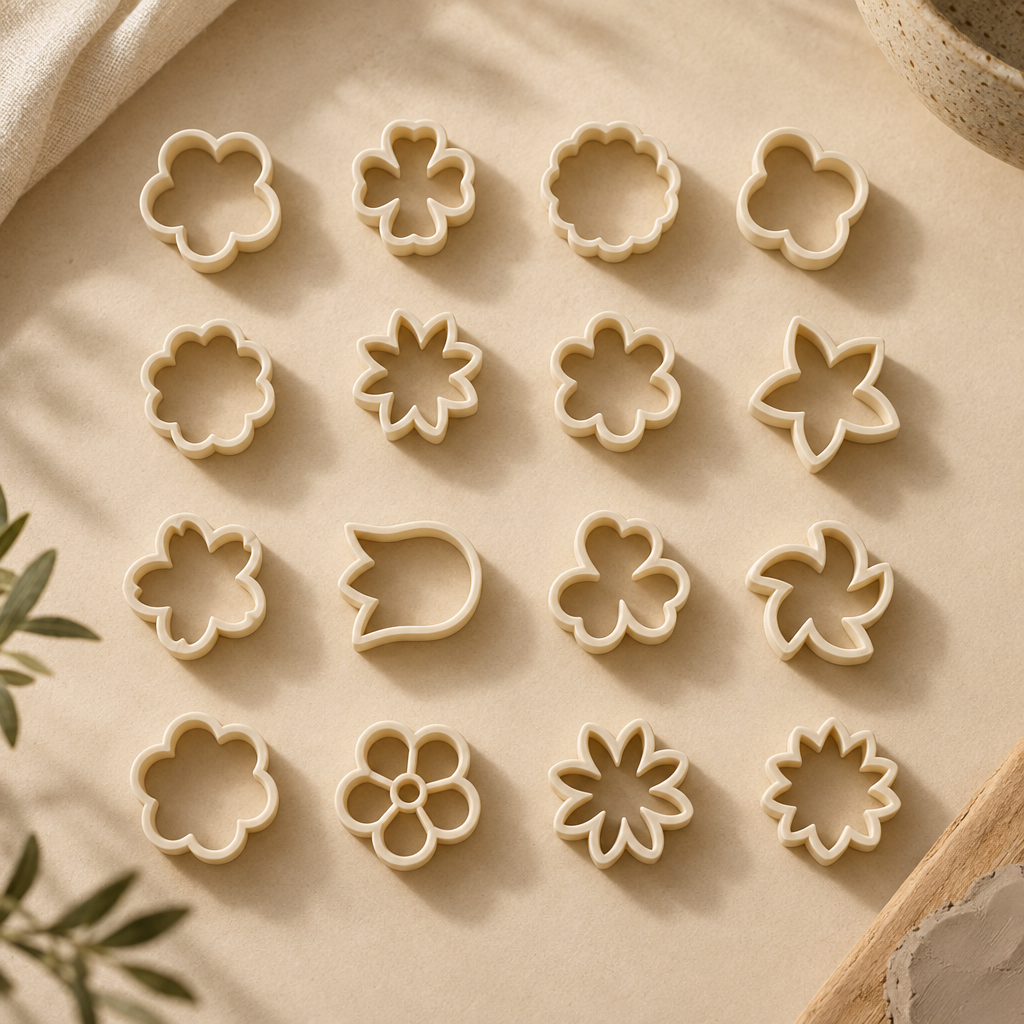 Molde Cortador Floral — molde para cerâmica em PLA