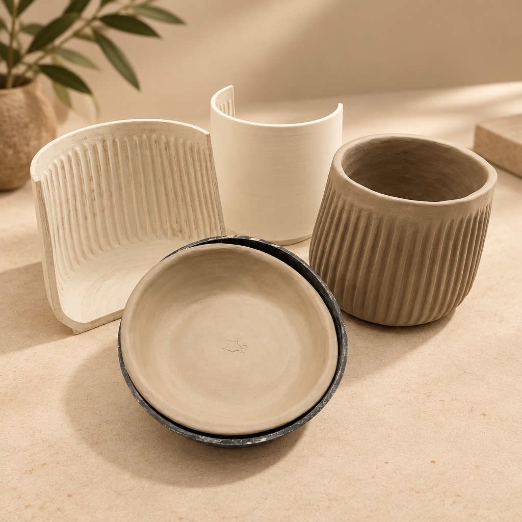 Molde Vaso de Prensa — molde para cerâmica em PLA